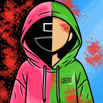 faceless girl in hoodie