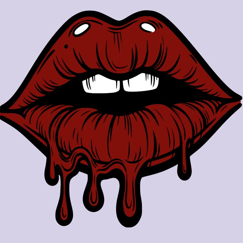 lips that look realistic and drip