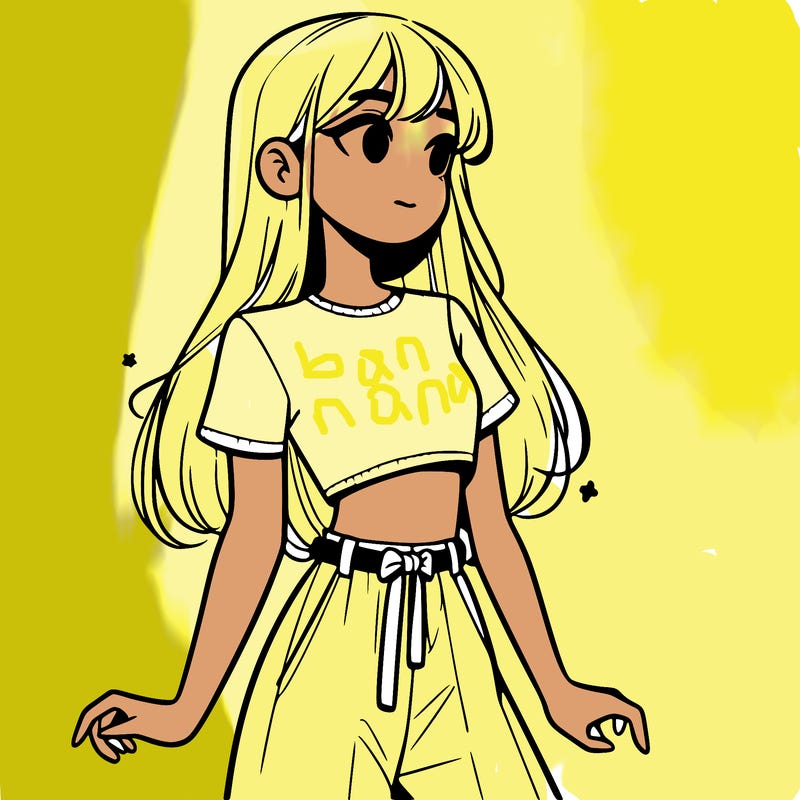 girl in a cute crop top