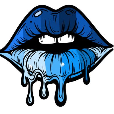 lips that look realistic and drip