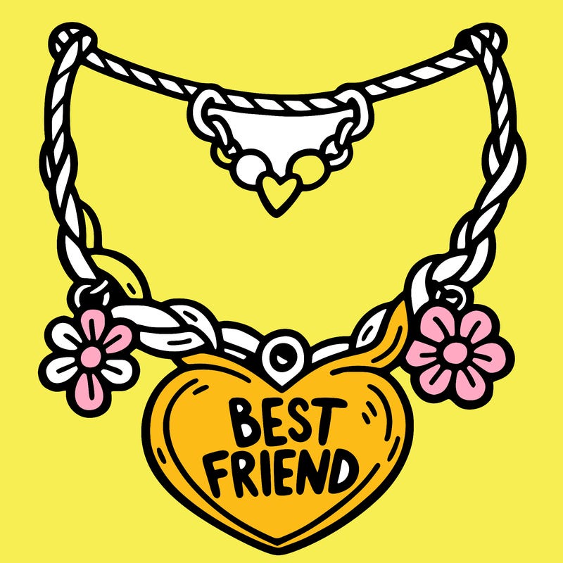 best friend necklace