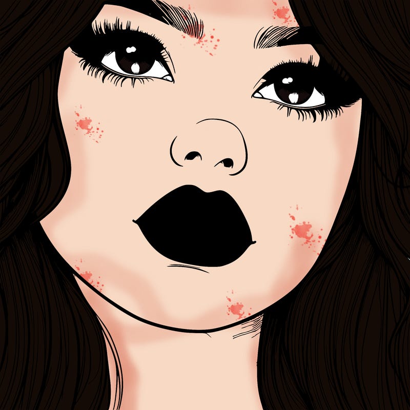 really realistic girl with lips