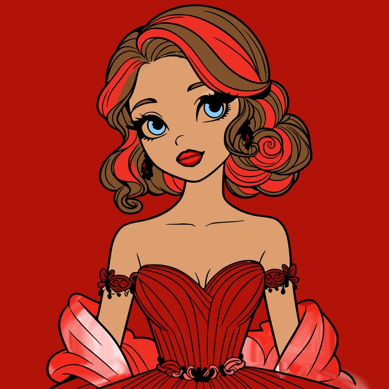 a pretty elegant lady