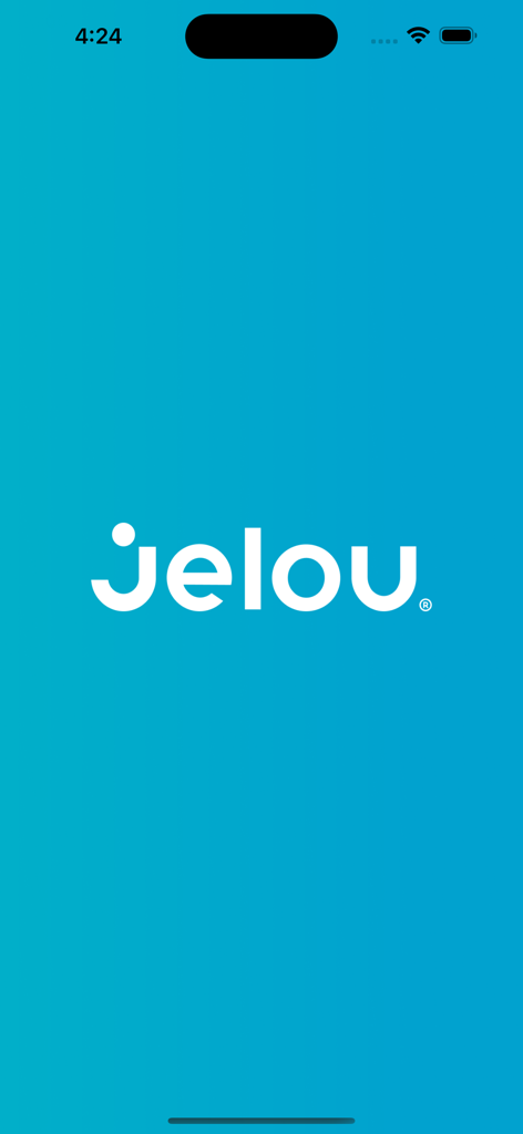 Jelou Connect - Jelou Connect splash screen with white logo on a cyan background