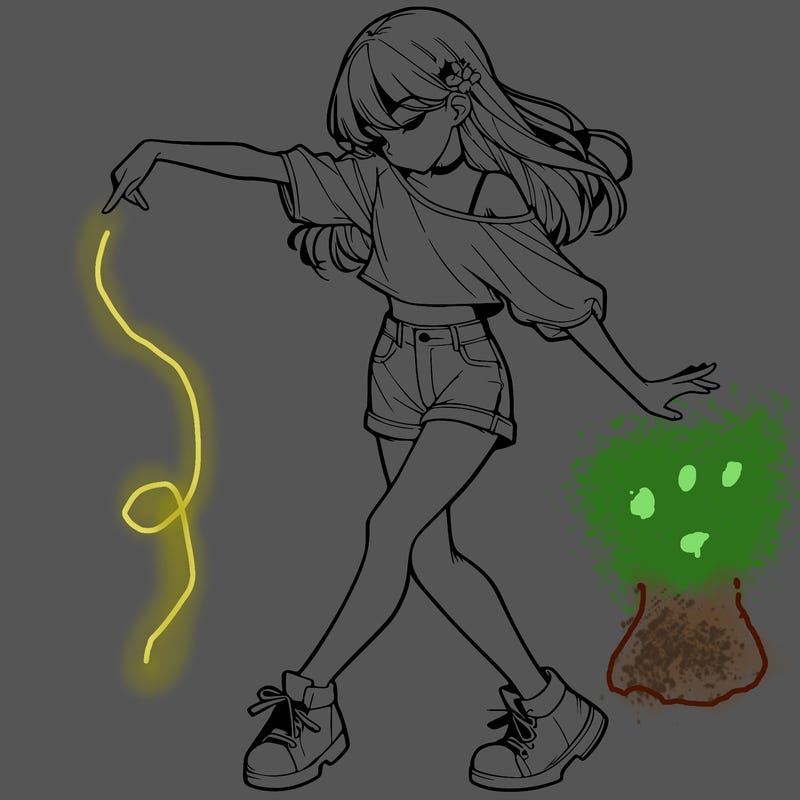 realistic girl danceing