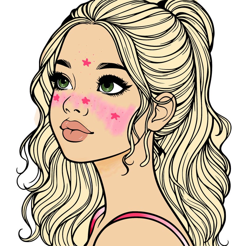 beautiful realistic girl