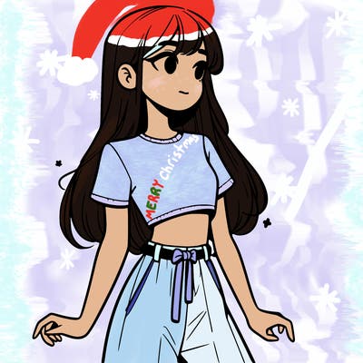 girl in a cute crop top