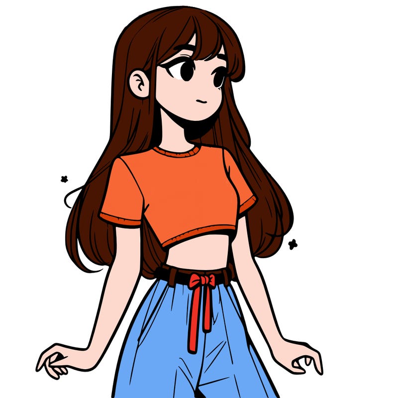 girl in a cute crop top