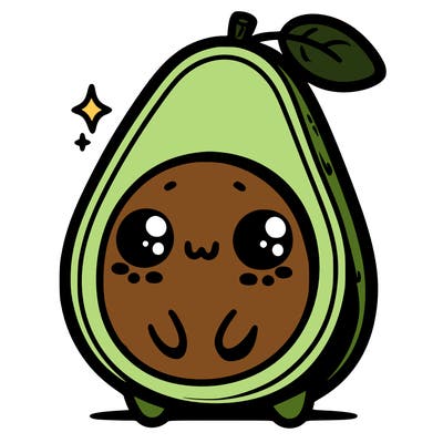 cute avocado