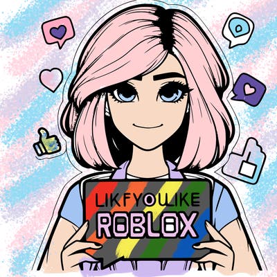 realistic girl saying like if you like roblox