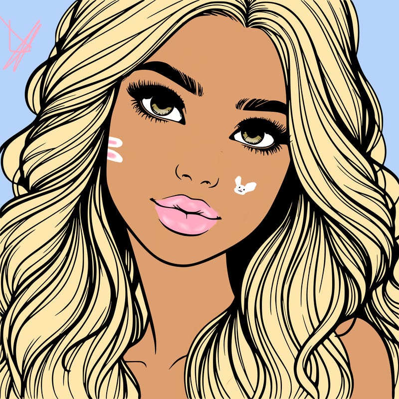 beautiful realistic girl