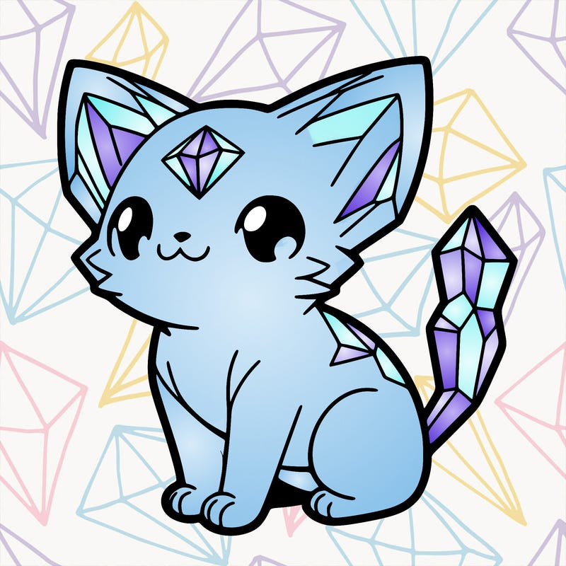 crystal kitten