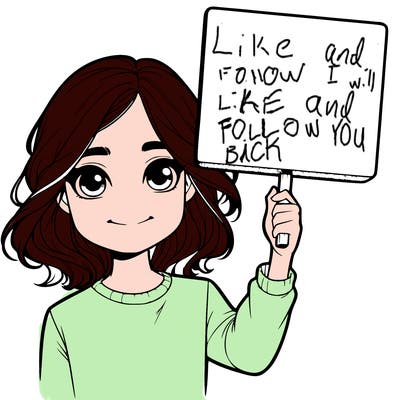 realistic girl holding up a sign