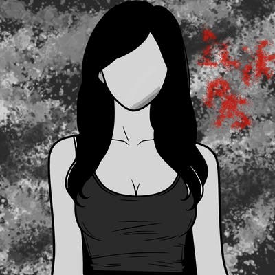 girl in tanktop realistic