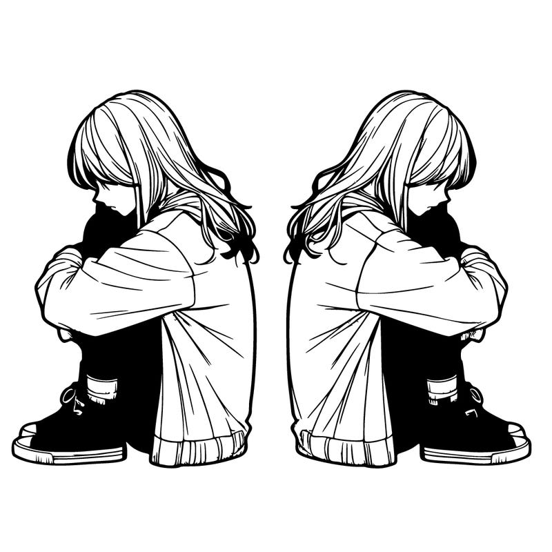 a lonely girl realistic