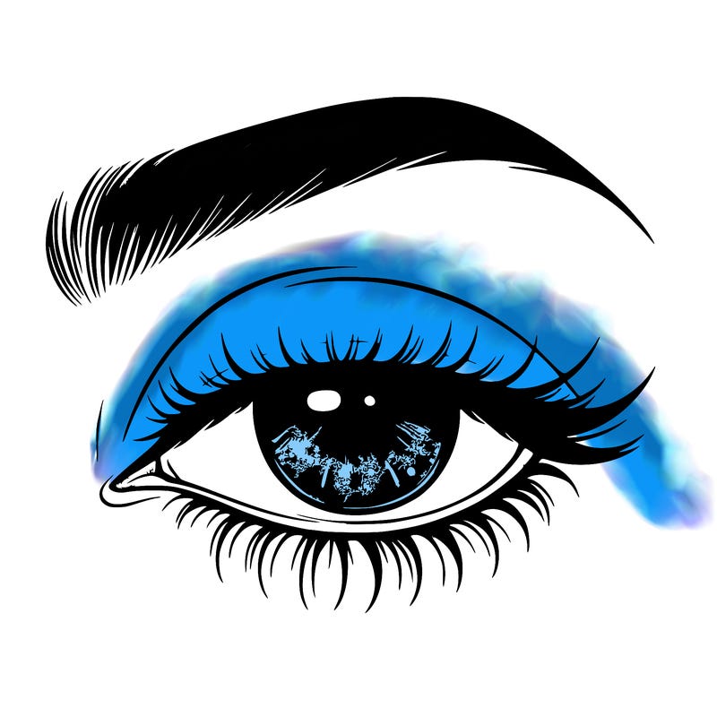 eye closed realistic