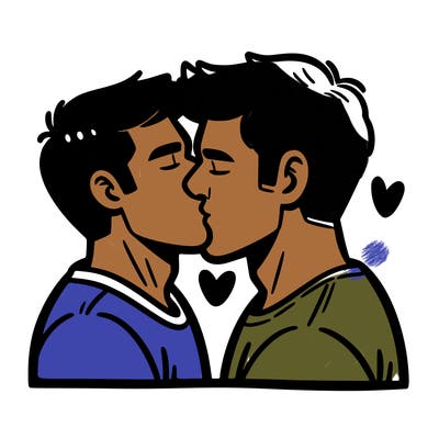 two guys kis