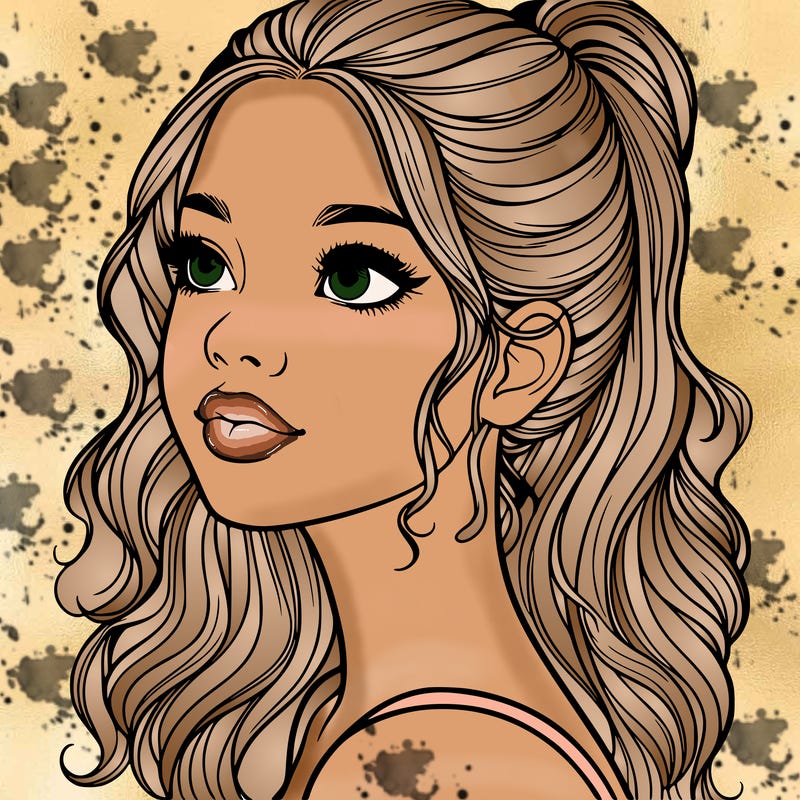 beautiful realistic girl