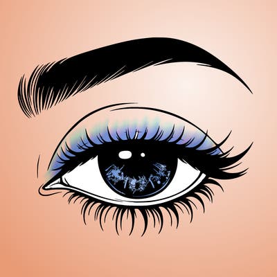 eye closed realistic