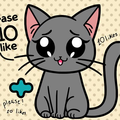 please 10 like cat