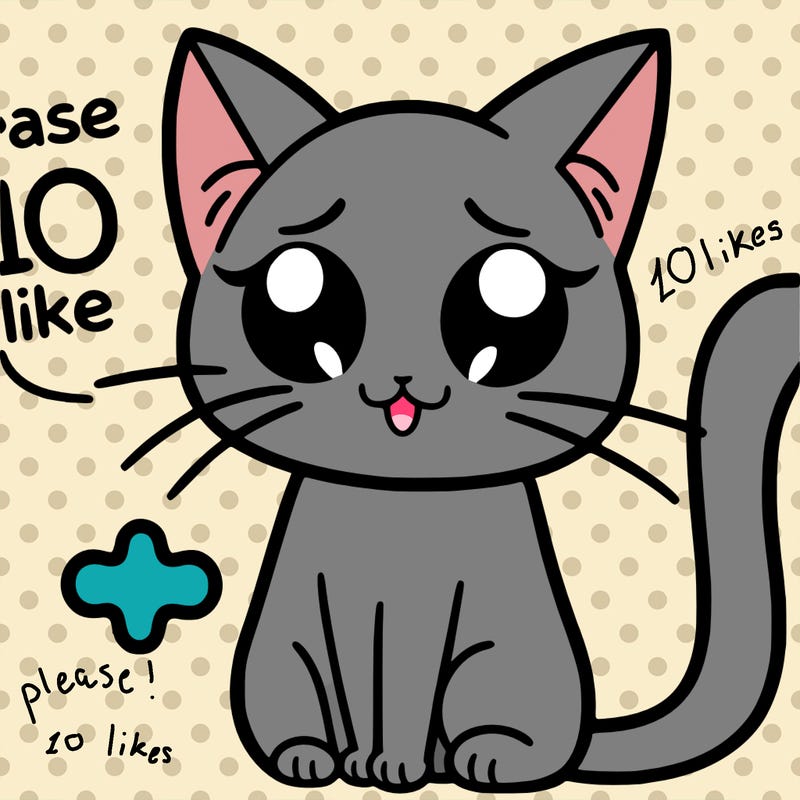 please 10 like cat