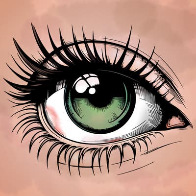 realistic eye