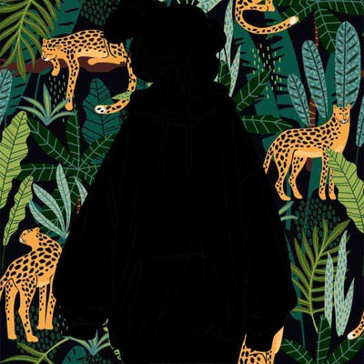 realistic girl with a oversized sweatshirt on and a bun