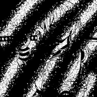 cool anime girl with katana