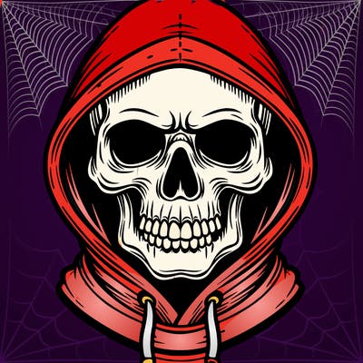 skull hoodie