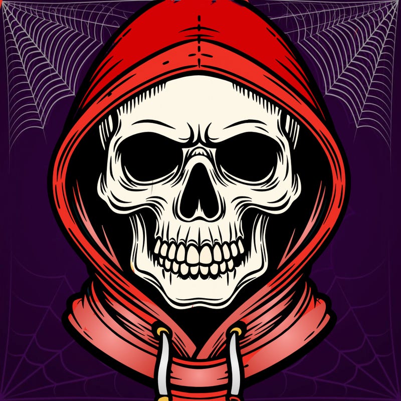 skull hoodie