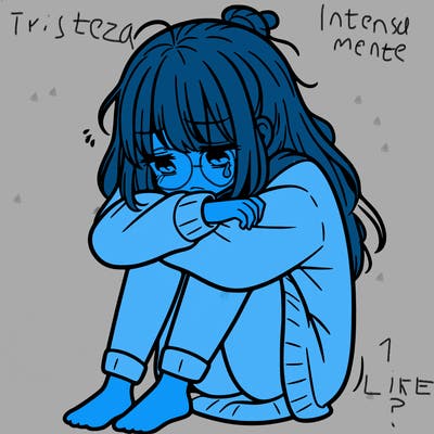 depressed girl