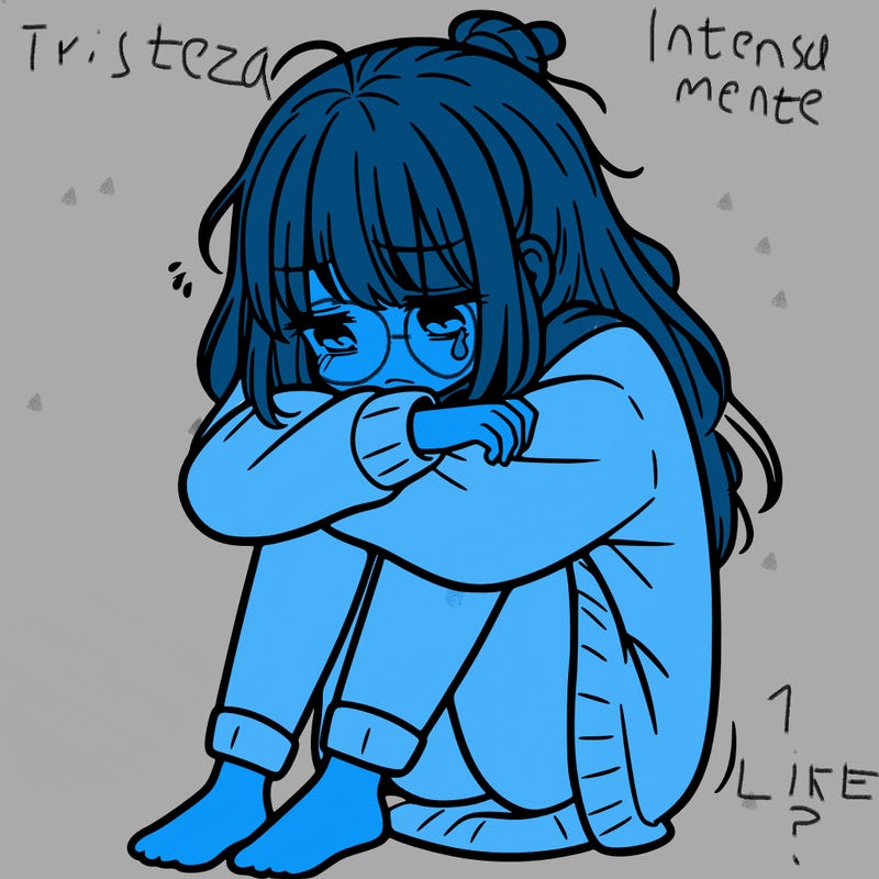 depressed girl