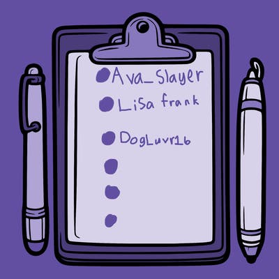 blank clip board with pen