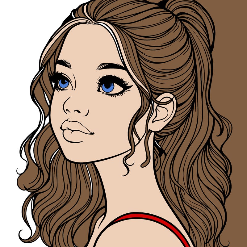 beautiful realistic girl