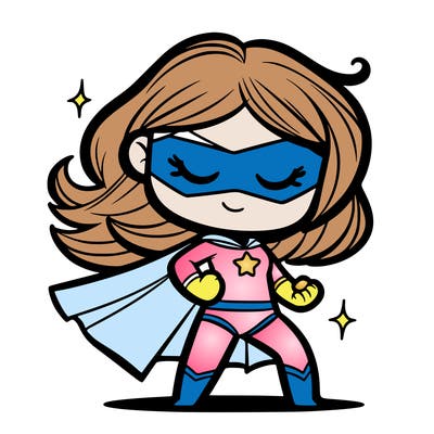 superhero girl  10 / 10