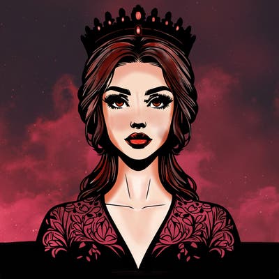 realistic beautiful queen