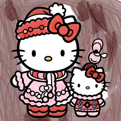 christmas hello kitty