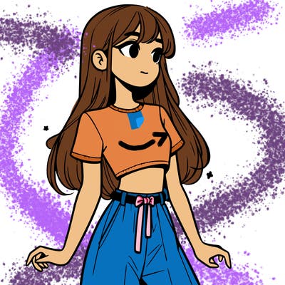 girl in a cute crop top