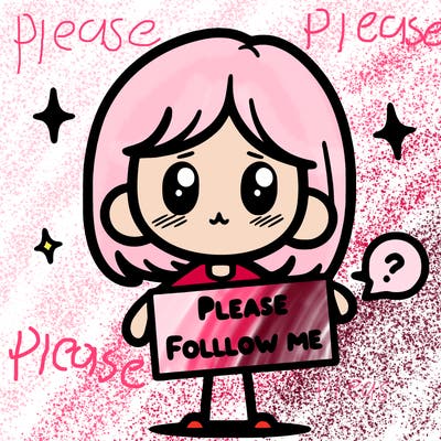 please follow me