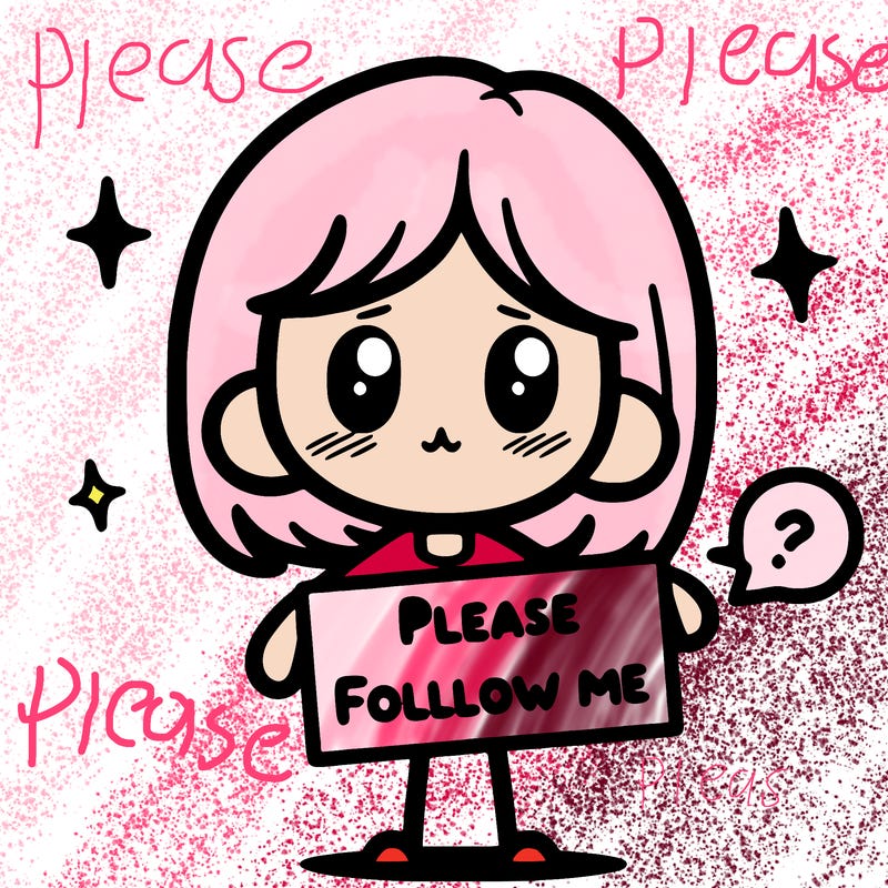 please follow me