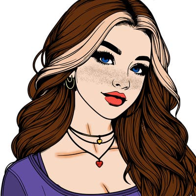 detailed realistic girl