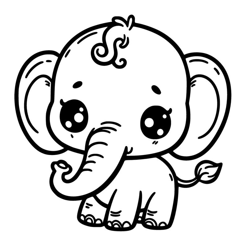 cute baby elephant