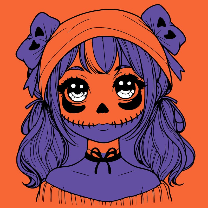 realistic girl halloween