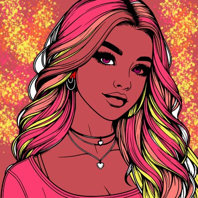 detailed realistic girl