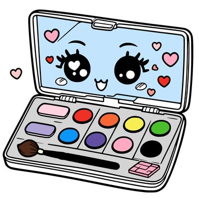 makeup pallet