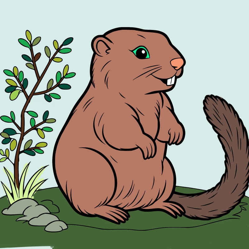 yellow bellied marmot