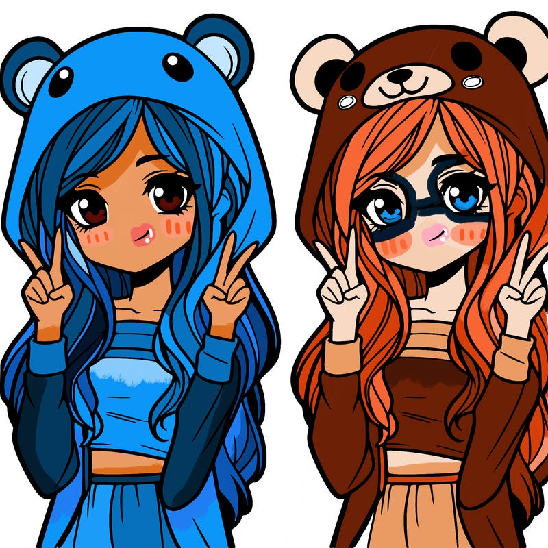 teen girl in animal costume