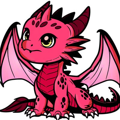 fierce baby night dragon