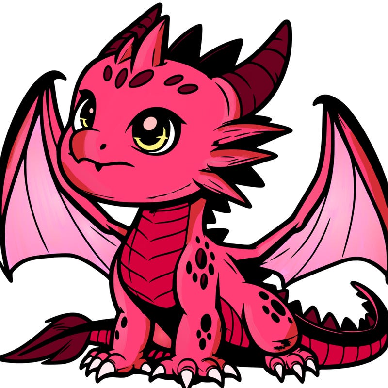 fierce baby night dragon