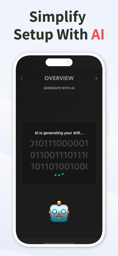 Pocket Coach Board Soccer - Mobile app screen showing automated soccer drill generation using artificial intelligence